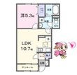 徳島市川内町の間取図