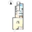 岐阜市中鶉M様Ⅳ期新築アパートの間取図