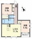メゾンマスト古湊の間取図