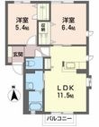 サニーコートKURAの間取図