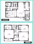 小名浜古湊 戸建て貸家の間取図
