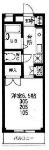拡大写真：草加市花栗１丁目 205の間取り