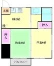 草加市両新田西町の間取図