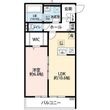 草加市花栗4丁目の間取図