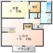シャルマン　アカネの間取図