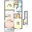 ラフレシールの間取図