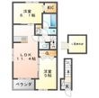 ＭＩＹＡＵＲＡ　Ⅱの間取図