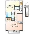 Ｂｉｎｔａｎｇ　Ｐａｒｉ　Ｂの間取図