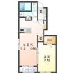 サン・ガーデンAの間取図