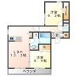 Ｄ－ＲＯＯＭ本荘ＷＥＳＴの間取図