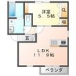 ルーセント(南)の間取図