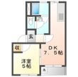 ハイツオギソの間取図