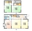養老貸家の間取図