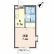 ビバレントBの間取図