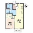 シャーメゾンプレジオの間取図