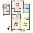 リバイブ　Ｄの間取図