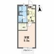 レトウワールⅡの間取図
