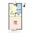 コーポ都の間取図