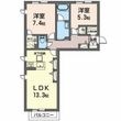 シャーメゾン泉ヶ丘の間取図