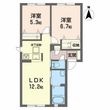 エンジェルコートCの間取図