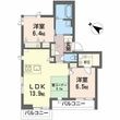 ベレオS.Kの間取図