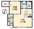 写真：プレミアス京町B棟1階の間取図