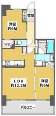 レーベン宇和島の間取図