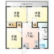 竹田マンション 宮下の間取図