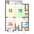 グランドハイツ中央の間取図