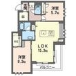 ヒュッゲの間取図
