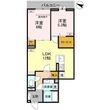 Noble raffiner上小町の間取図