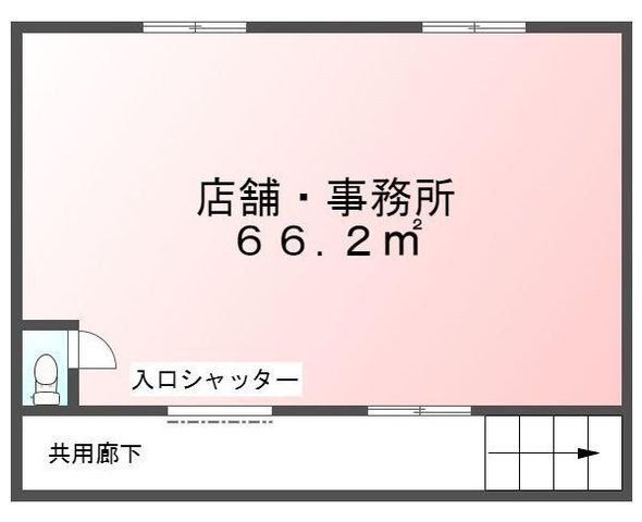 拡大写真:セイトビル 2階201の間取り