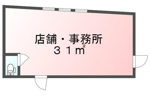 拡大写真：新栄プロパティー恵我之荘 1階103の間取り