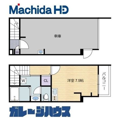 拡大写真:あんしん+VieM深井中町13-1014 1階1の間取り