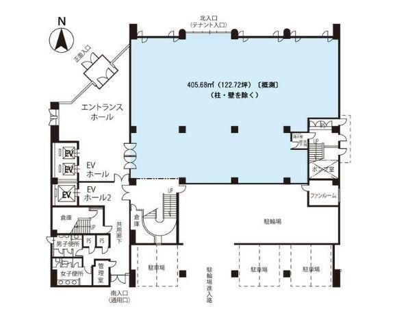 拡大写真：ＦＯＲＥＳＴ　ＳＱＵＡＲＥ 1階1の間取り