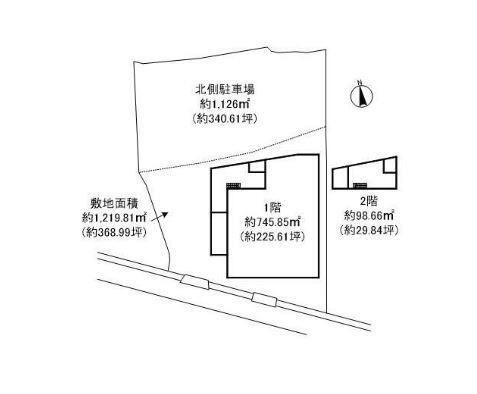 拡大写真：五条西1丁目店舗 1階1の間取り