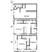 南恩加島六丁目店舗付き住宅の間取図