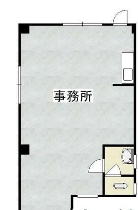 拡大写真:利休ビル 1階1の間取り