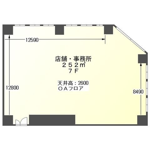 拡大写真:宿院町西7801 7Fの間取り