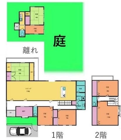拡大写真:香里園東之町戸建 1の間取り