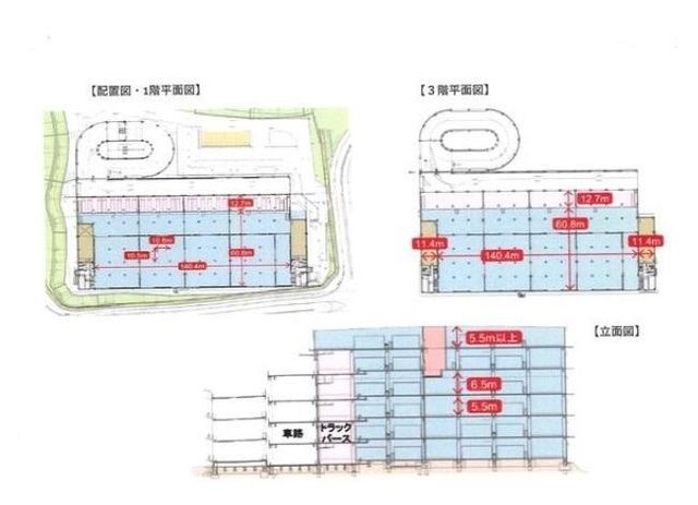 拡大写真:茨木彩都倉庫 3の間取り