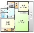 筑後市大字西牟田の間取図