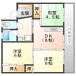 柳川市三橋町高畑の間取図