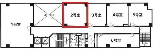 拡大写真:大阪市中央区南本町2丁目 7階702の間取り
