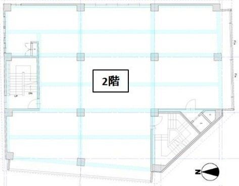 拡大写真:大阪市西区南堀江1丁目 2階201の間取り