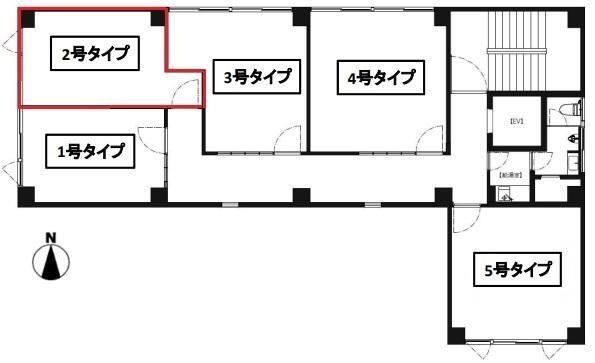 拡大写真:大阪市中央区北久宝寺町2丁目 3階302tの間取り