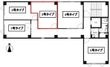 写真:大阪市中央区北久宝寺町2丁目 3階303の間取図