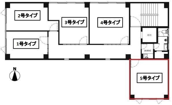 拡大写真:大阪市中央区北久宝寺町2丁目 3階305tの間取り