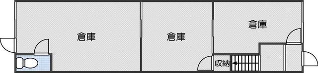 拡大写真:大阪市西成区鶴見橋1丁目 1Fの間取り