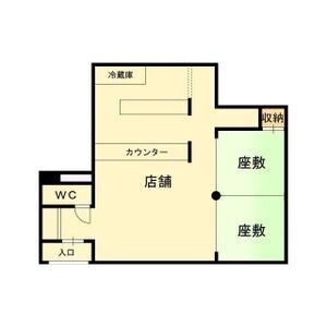 拡大写真:東大阪市日下町4丁目 1階102の間取り